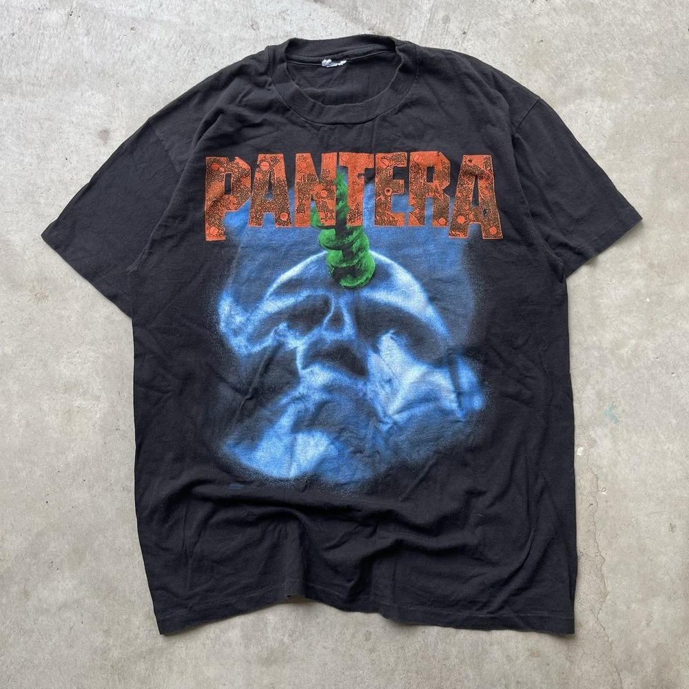 Vintage 1994 Single Stitch Pantera Far Beyond Driven Tour Black Band Tee Size L
